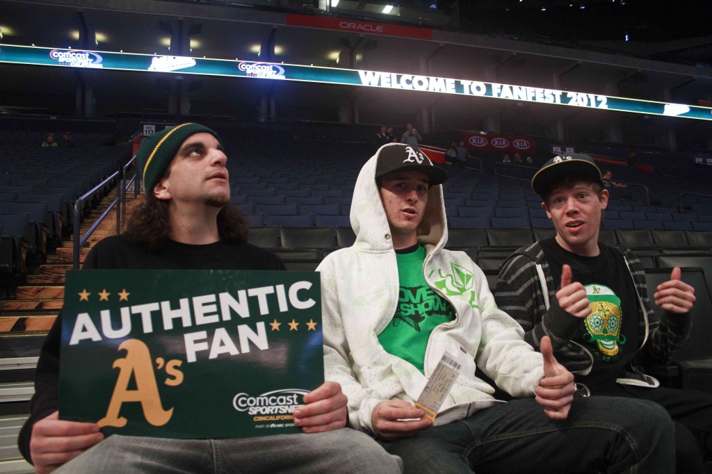 Fat's, Ostrom & McNaughton @ A's FanFest 2012
